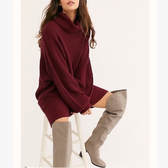 Free People Sweaters - NWOT Free People Cocoa Turtleneck Sweater